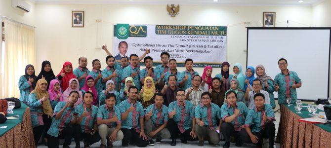 Workshop Penguatan Mutu Tim Gugus Kendali Mutu