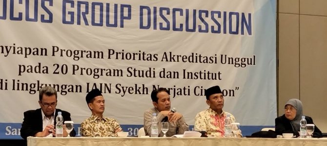 Inovasi Baru Rektor IAIN Syekh Nurjati Cirebon: Focus Group Discussion Program Prioritas Akreditasi Unggul